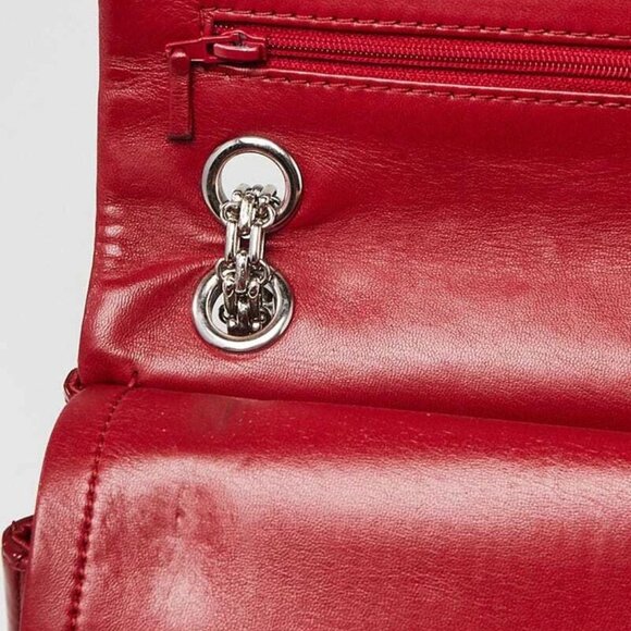 Chanel Red 2.55 Reissue Quilted Patent Leather 226 Flap Bag - Picture 6 of 10